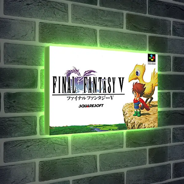 Лайтбокс световая панель - Final Fantasy V Лайтбокс световая панель - Final Fantasy V