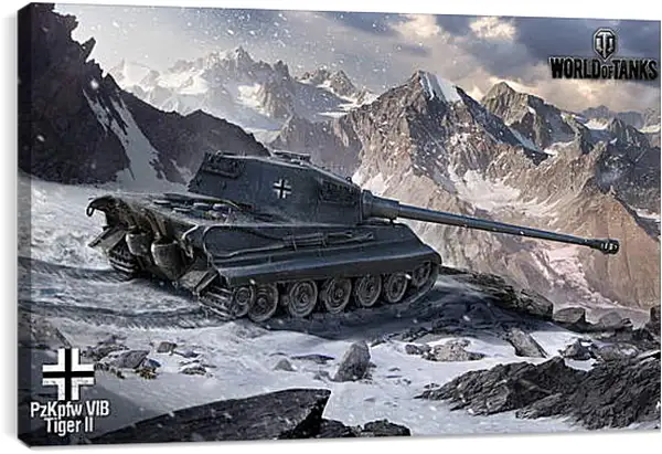 Постер на подрамнике - World Of Tanks Постер на подрамнике - World Of Tanks