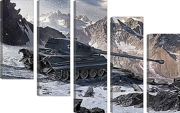 Модульная картина - World Of Tanks Модульная картина - World Of Tanks