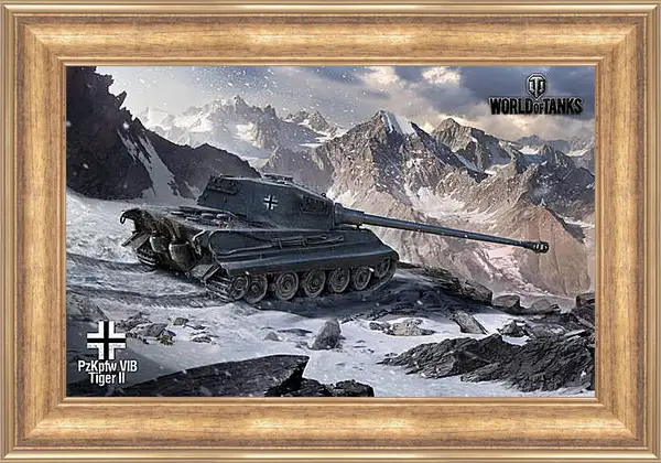 Картина в раме - World Of Tanks Картина в раме - World Of Tanks