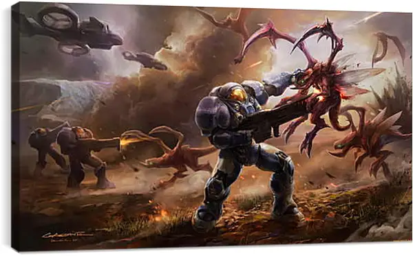 Постер на подрамнике - Starcraft Постер на подрамнике - Starcraft