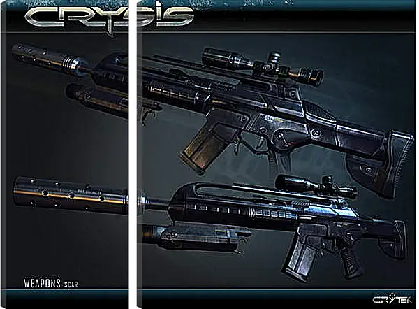 Модульная картина - Crysis Модульная картина - Crysis