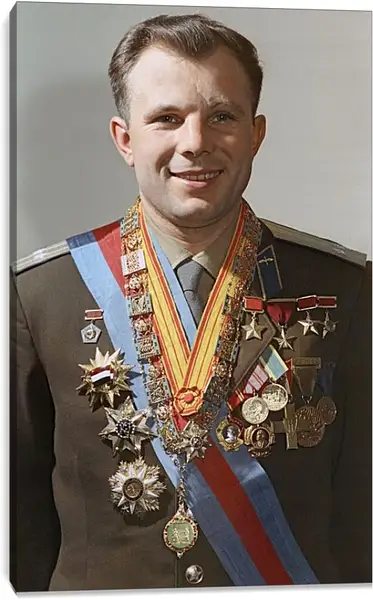 Постер на подрамнике - Юрий Алексеевич Гагарин Постер на подрамнике - Юрий Алексеевич Гагарин