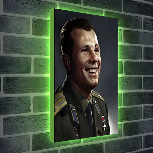 Лайтбокс световая панель - Юрий Алексеевич Гагарин Лайтбокс световая панель - Юрий Алексеевич Гагарин