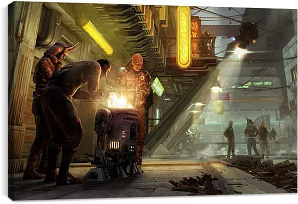 Постер на подрамнике - Star Wars 1313 Постер на подрамнике - Star Wars 1313