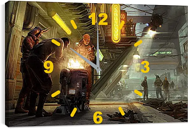 Часы картина - Star Wars 1313 Часы картина - Star Wars 1313
