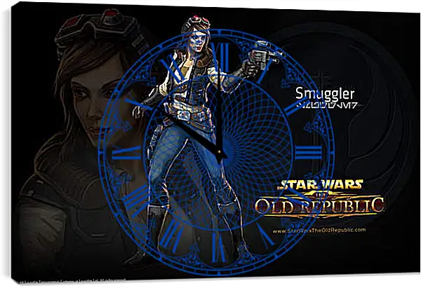 Часы картина - Star Wars: The Old Republic Часы картина - Star Wars: The Old Republic