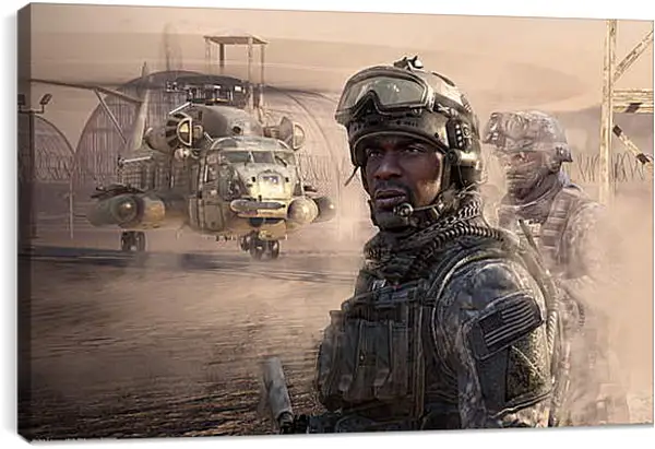 Постер на подрамнике - Call Of Duty 4: Modern Warfare Постер на подрамнике - Call Of Duty 4: Modern Warfare