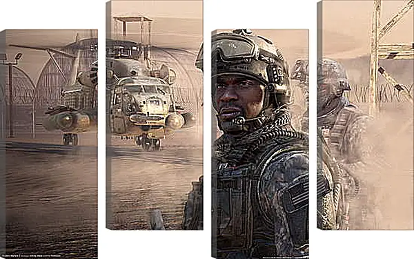 Модульная картина - Call Of Duty 4: Modern Warfare Модульная картина - Call Of Duty 4: Modern Warfare
