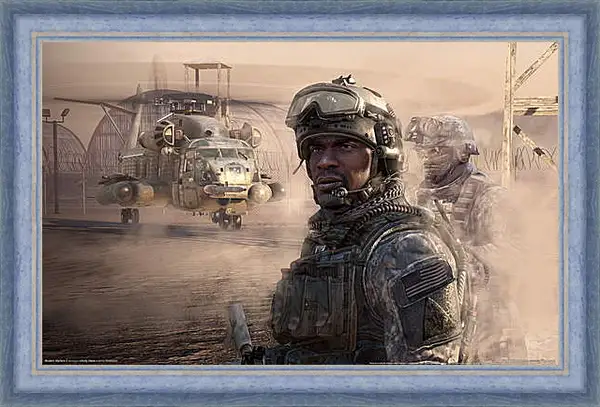 Картина в раме - Call Of Duty 4: Modern Warfare Картина в раме - Call Of Duty 4: Modern Warfare