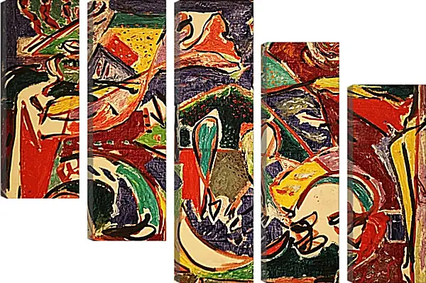 Модульная картина - Ключ. Джексон Поллок Модульная картина - Ключ. Джексон Поллок