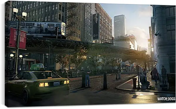 Постер на подрамнике - Watch Dogs Постер на подрамнике - Watch Dogs