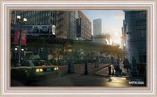 Картина в раме - Watch Dogs Картина в раме - Watch Dogs