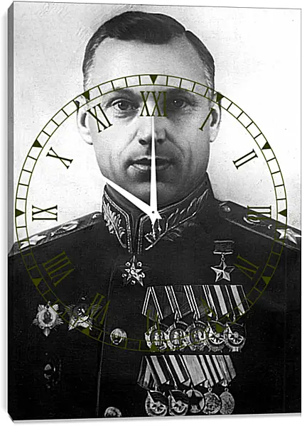 Часы картина - Константин Константинович Рокоссовский Часы картина - Константин Константинович Рокоссовский