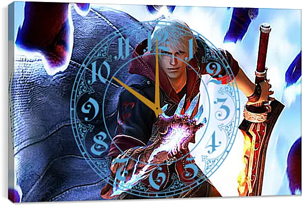 Часы картина - Devil May Cry Часы картина - Devil May Cry
