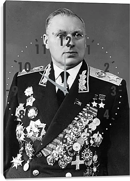 Часы картина - Константин Константинович Рокоссовский Часы картина - Константин Константинович Рокоссовский