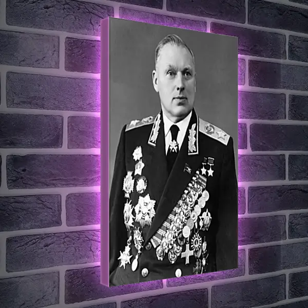Лайтбокс световая панель - Константин Константинович Рокоссовский Лайтбокс световая панель - Константин Константинович Рокоссовский