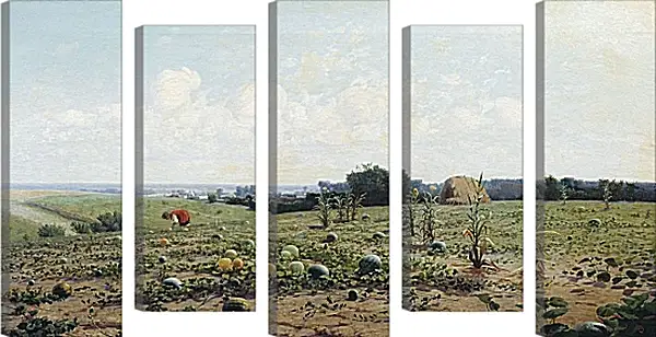 Модульная картина - Бахча. Иосиф Евстафиевич Крачковский Модульная картина - Бахча. Иосиф Евстафиевич Крачковский