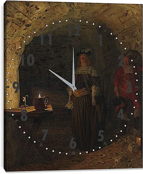 Часы картина - Painting. Педер Хенрик Кристиан Сартман Часы картина - Painting. Педер Хенрик Кристиан Сартман