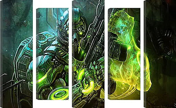 Модульная картина - Starcraft Модульная картина - Starcraft