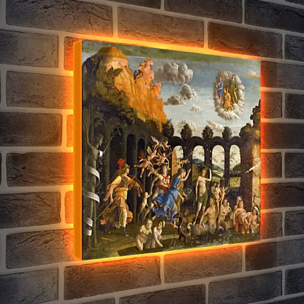 Лайтбокс световая панель - Minerva Chasing the Vices from the Garden of Virtue. Минерва, изгоняющая пороки из сада благодетели. Андреа Мантенья Лайтбокс световая панель - Minerva Chasing the Vices from the Garden of Virtue. Минерва, изгоняющая пороки из сада благодетели. Андреа Мантенья