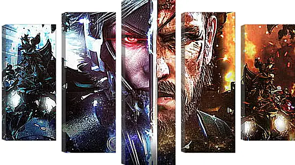Модульная картина - Metal Gear Rising: Revengeance Модульная картина - Metal Gear Rising: Revengeance