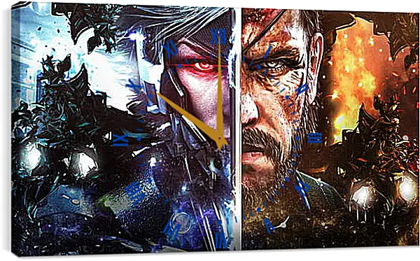 Часы картина - Metal Gear Rising: Revengeance Часы картина - Metal Gear Rising: Revengeance