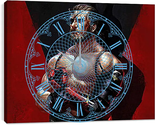 Часы картина - Metal Gear Solid V: The Phantom Pain Часы картина - Metal Gear Solid V: The Phantom Pain
