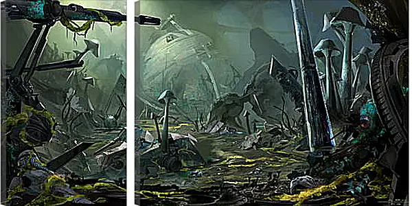 Модульная картина - Star Wars: The Force Unleashed Модульная картина - Star Wars: The Force Unleashed