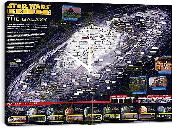Часы картина - Star Wars Galaxies: An Empire Divided Часы картина - Star Wars Galaxies: An Empire Divided