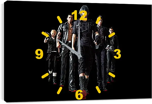 Часы картина - Final Fantasy XV Часы картина - Final Fantasy XV
