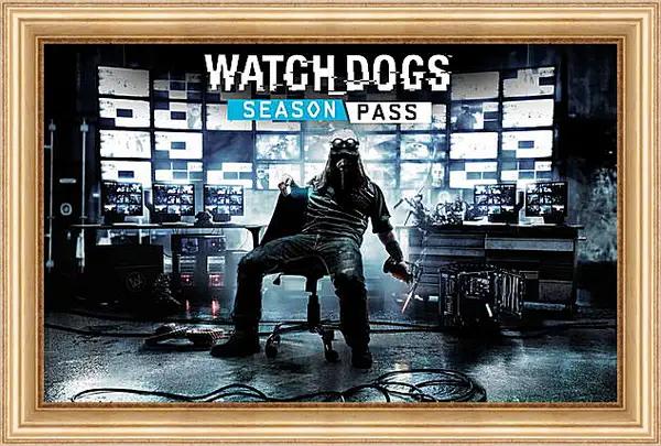 Картина в раме - Watch Dogs Картина в раме - Watch Dogs