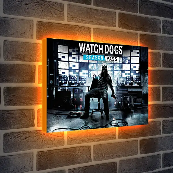 Лайтбокс световая панель - Watch Dogs Лайтбокс световая панель - Watch Dogs