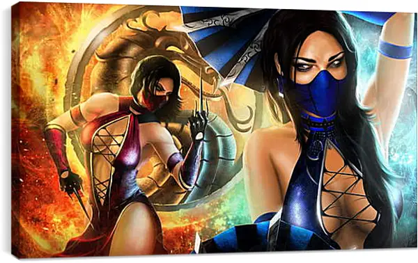 Постер на подрамнике - Mortal Kombat Постер на подрамнике - Mortal Kombat