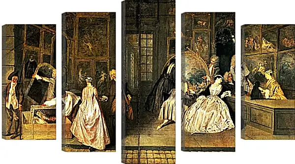 Модульная картина - L'Enseigne de Gersaint. Жан Антуан Ватто Модульная картина - L'Enseigne de Gersaint. Жан Антуан Ватто
