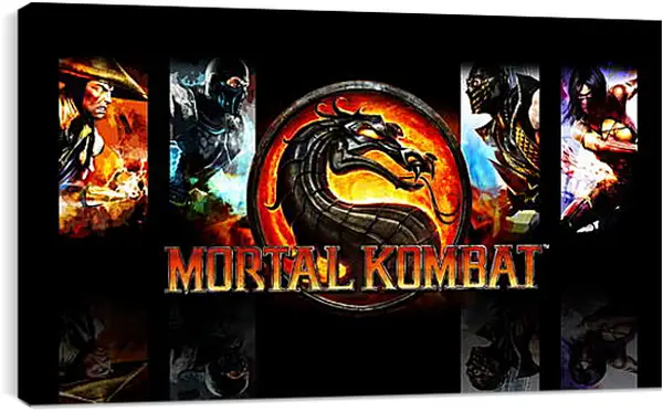 Постер на подрамнике - Mortal Kombat Постер на подрамнике - Mortal Kombat