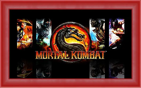 Картина в раме - Mortal Kombat Картина в раме - Mortal Kombat