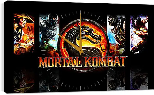 Часы картина - Mortal Kombat Часы картина - Mortal Kombat