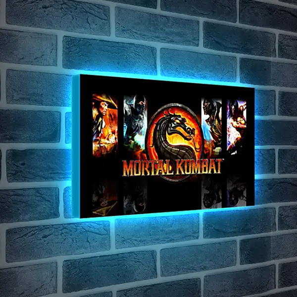 Лайтбокс световая панель - Mortal Kombat Лайтбокс световая панель - Mortal Kombat