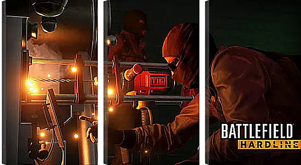 Модульная картина - Battlefield: Hardline Модульная картина - Battlefield: Hardline