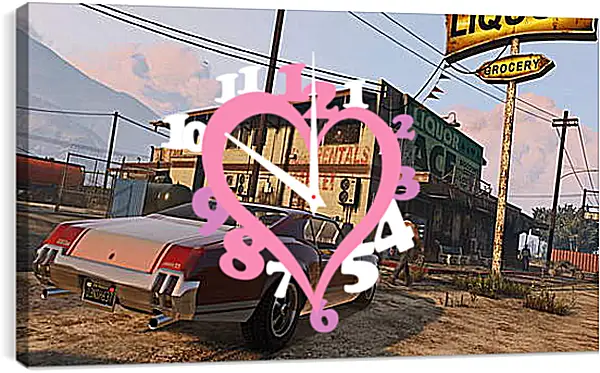 Часы картина - Grand Theft Auto V Часы картина - Grand Theft Auto V