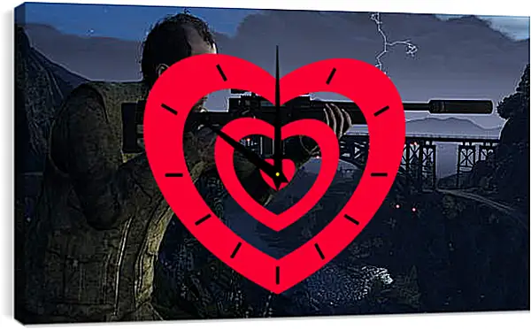Часы картина - Grand Theft Auto V Часы картина - Grand Theft Auto V