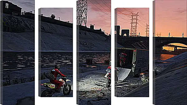 Модульная картина - Grand Theft Auto V Модульная картина - Grand Theft Auto V