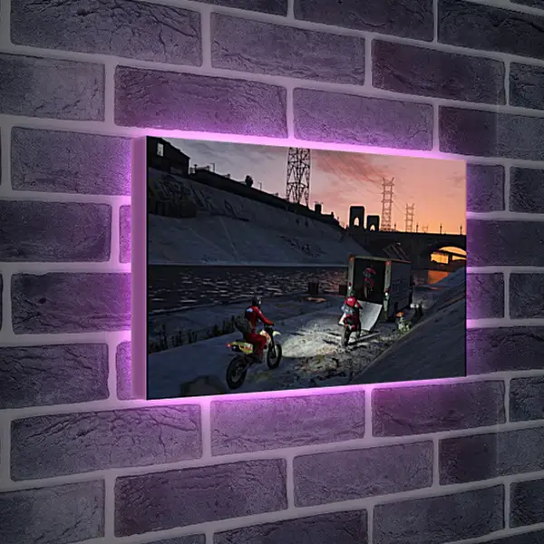 Лайтбокс световая панель - Grand Theft Auto V Лайтбокс световая панель - Grand Theft Auto V