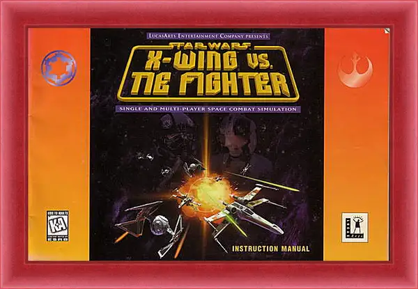 Картина в раме - Star Wars: X-Wing Vs. TIE Fighter Картина в раме - Star Wars: X-Wing Vs. TIE Fighter