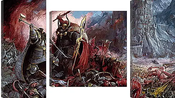 Модульная картина - Warhammer Модульная картина - Warhammer