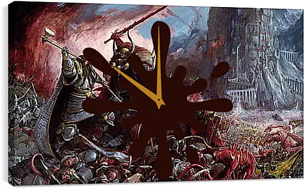 Часы картина - Warhammer Часы картина - Warhammer