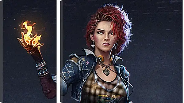 Модульная картина - The Witcher (Ведьмак), Трисс Меригольд Модульная картина - The Witcher (Ведьмак), Трисс Меригольд