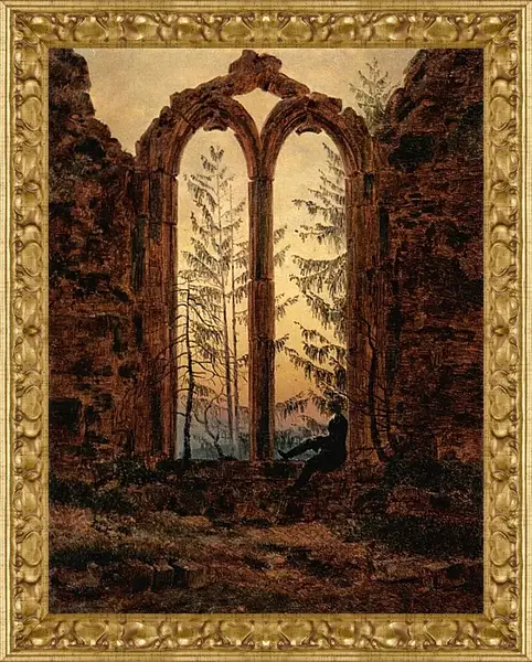 Картина в раме - Мечтатель. Каспар Давид Фридрих Картина в раме - Мечтатель. Каспар Давид Фридрих