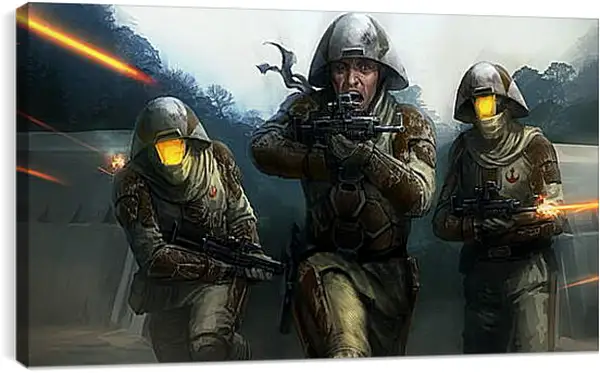 Постер на подрамнике - Star Wars Galaxies Постер на подрамнике - Star Wars Galaxies